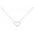 Tiffany & Co Collana Tiffany Sentimental Heart Mini in platino Argento