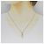 Autre Marque Collana in platino con tre diamanti PT Argento - vista 6