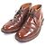 Autre Marque Botas Chukka Alden em couro Cordovan Marrom