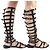 Timeless Sandali lunghi Chanel Nero - vista 4
