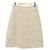 Timeless Falda Chanel Blanco Beige Paño