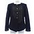 Timeless Chaqueta Chanel sin cuello Negro
