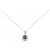 Autre Marque Collana in platino Rosso