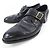 Autre Marque Edward Green Leder Oxford Schuhe Schwarz - Ansicht 3