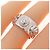 Timeless Anello Chanel Three Symbols 750 Oro Bianco e Diamante Argento - vista 5