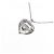 Autre Marque Collana Cuore di Diamanti PT900 PT850 Argento - vista 4