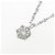 Autre Marque Collana di Diamanti Pt900 Pt850 Argento - vista 3