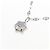 Autre Marque Collana di Diamanti Pt900 Pt850 Argento - vista 4