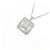 Autre Marque Collana in platino e diamanti Argento - vista 3