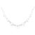Autre Marque Collana in oro bianco Au750 Argento