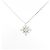 Autre Marque Collana in platino e diamanti Argento