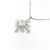 Autre Marque Collana in platino e diamanti Argento - vista 4
