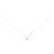 Autre Marque Collana in platino e diamanti Argento