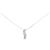 Autre Marque Collana in platino 950 e diamanti Argento