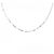 Autre Marque Collana in platino Argento