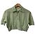 Autre Marque Polo in maglia trasparente in mohair per bambino AURALEE Verde