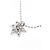 Autre Marque Collana in oro bianco e diamanti Au750 Argento - vista 4