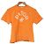 Autre Marque Top de punto Patou en mezcla de algodón orgánico Naranja