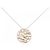 Autre Marque Collana 2way in Oro Rosa Au750 e Oro Giallo Au750 con Diamante D'oro