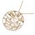Autre Marque Collana 2way in Oro Rosa Au750 e Oro Giallo Au750 con Diamante D'oro - vista 4