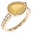 Autre Marque Veretta Ottavia Au750 Opal Diamant Ring Golden