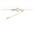 Autre Marque Collana Crown Diamond in Au750 D'oro - vista 5
