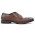 Autre Marque Santoni Leder Derby Schuhe Braun