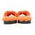 Hermès Hermes Shearling-Sandalen Orange - Ansicht 5