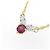 Collana Mikimoto in Au750 con Rubino e Diamanti Rosso - vista 3