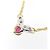 Collana Mikimoto in Au750 con Rubino e Diamanti Rosso - vista 4