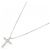 Autre Marque Collana a Croce con Diamanti Pt900 Pt850 Argento - vista 2