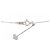 Autre Marque Collana a Croce con Diamanti Pt900 Pt850 Argento - vista 5