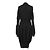 Timeless Chanel 08A P33445 Strickkleid aus Kaschmir und Alpaka Braun Anthrazitgrau - Ansicht 7