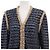 Timeless Chaqueta de tweed de punto Chanel P50939 Azul - vista 2