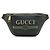 Borsa a tracolla Gucci Print Small in pelle Nero Rosso Verde