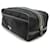 Clutch in nylon Prada Nero Marrone scuro - vista 2