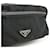 Clutch in nylon Prada Nero Marrone scuro - vista 9
