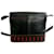Sac à bandoulière en cuir Yves Saint Laurent Marron Noir  - vue 4