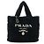 Prada SPUGNA Bolso Tote 2way de Terry Negro
