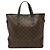 Louis Vuitton Davis Monogram Große Tote Bag Braun Schwarz