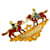 Hermès Hermes Cloisonne Girl & Dog Brooch Green  - view 1