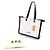 Apc Borsa tote in cotone A.P.C. COEYO Nero Crudo - vista 2