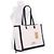 Apc Borsa tote in cotone A.P.C. COEYO Nero Crudo - vista 4