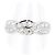 Autre Marque Anello Queen K18WG Diamond Argento