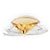 Autre Marque Spilla in oro bianco Au750, citrino e diamante Argento