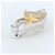 Autre Marque Spilla in oro bianco Au750, citrino e diamante Argento - vista 2