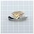 Autre Marque Spilla in oro bianco Au750, citrino e diamante Argento - vista 5