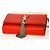 Saint Laurent Kate Pochette Pelle Rossa Rosso - vista 9
