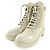 Kurze Stiefel Prada Lederstiefel Beige