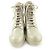 Kurze Stiefel Prada Lederstiefel Beige - Ansicht 4